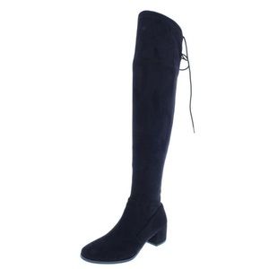 Chinese Laundry Womens Mystical Black Riding Over-The-Knee Boots Shoes NWT